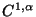 $C^{1,\alpha}$